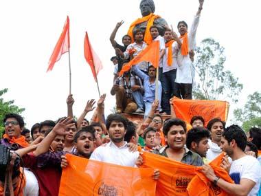 Celebration after our victory on FYUP at DU